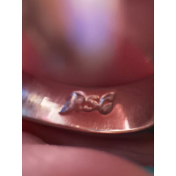 Colorful Millefiori Glass Ring With Silver-Tone Band Size 6 - Picture 10 of 10